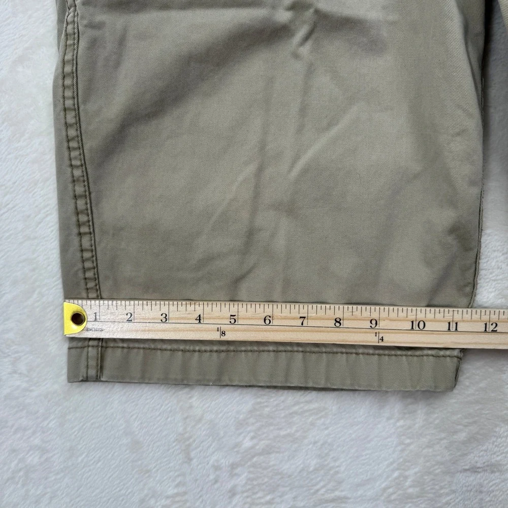 Aeropostale Chino Shorts‎ Mens 30 Tan Khaki Cotton Twill Classic Flat Front